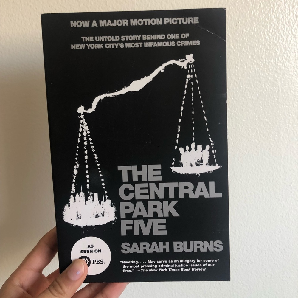Book: The Central Park Five by Sarah Burns